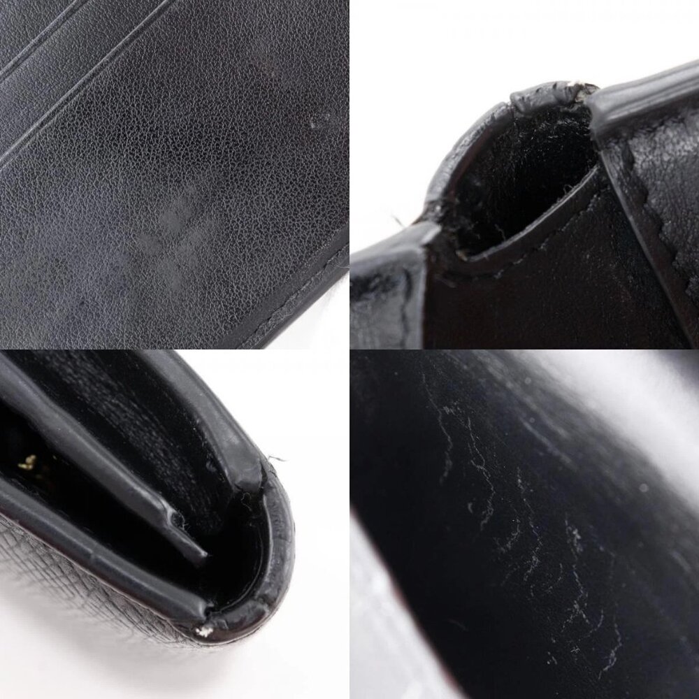 CELINE Medium strap wallet Bi-Fold Wallet black Calfskin Women - Picture 11 of 13